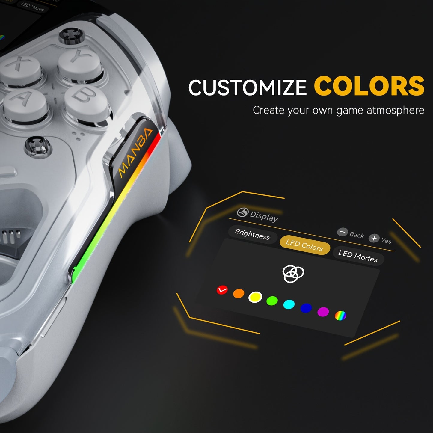 Wireless Gaming Controller with Interactive Screen