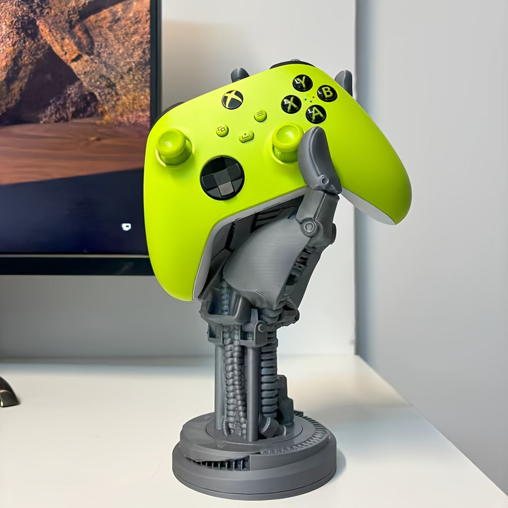 Cyberpunk-Inspired 3D Printed Game Controller Stand