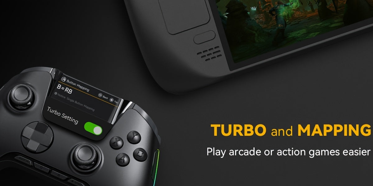 Wireless Gaming Controller with Interactive Screen