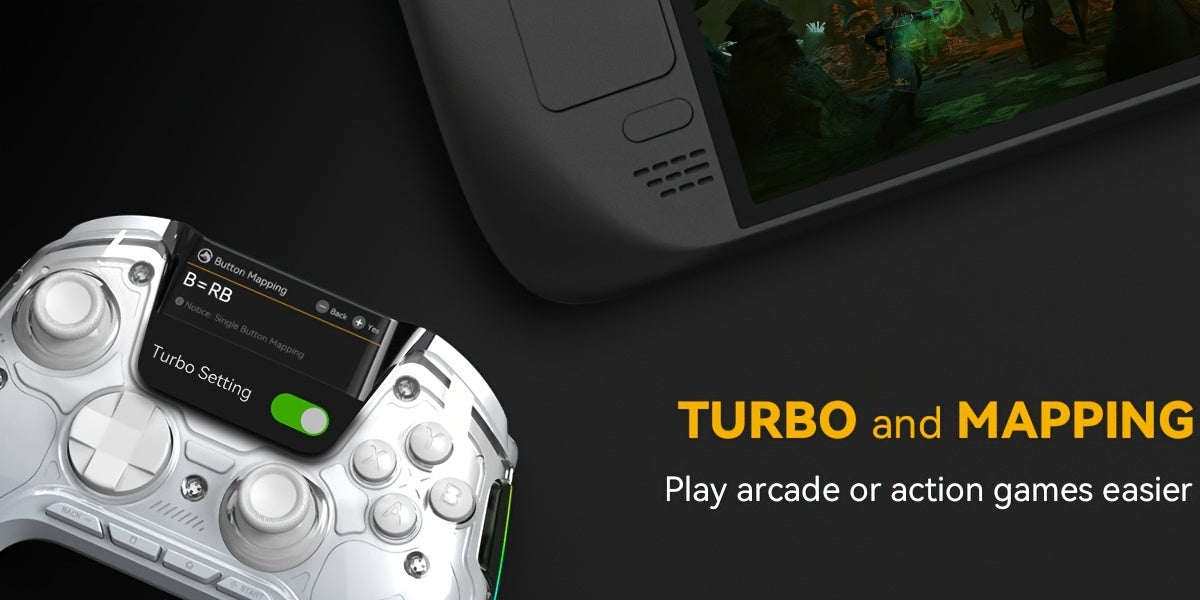 Wireless Gaming Controller with Interactive Screen
