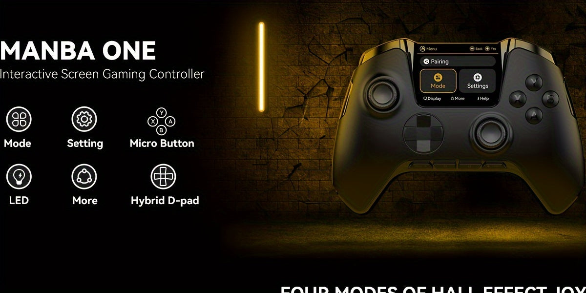 Wireless Gaming Controller with Interactive Screen