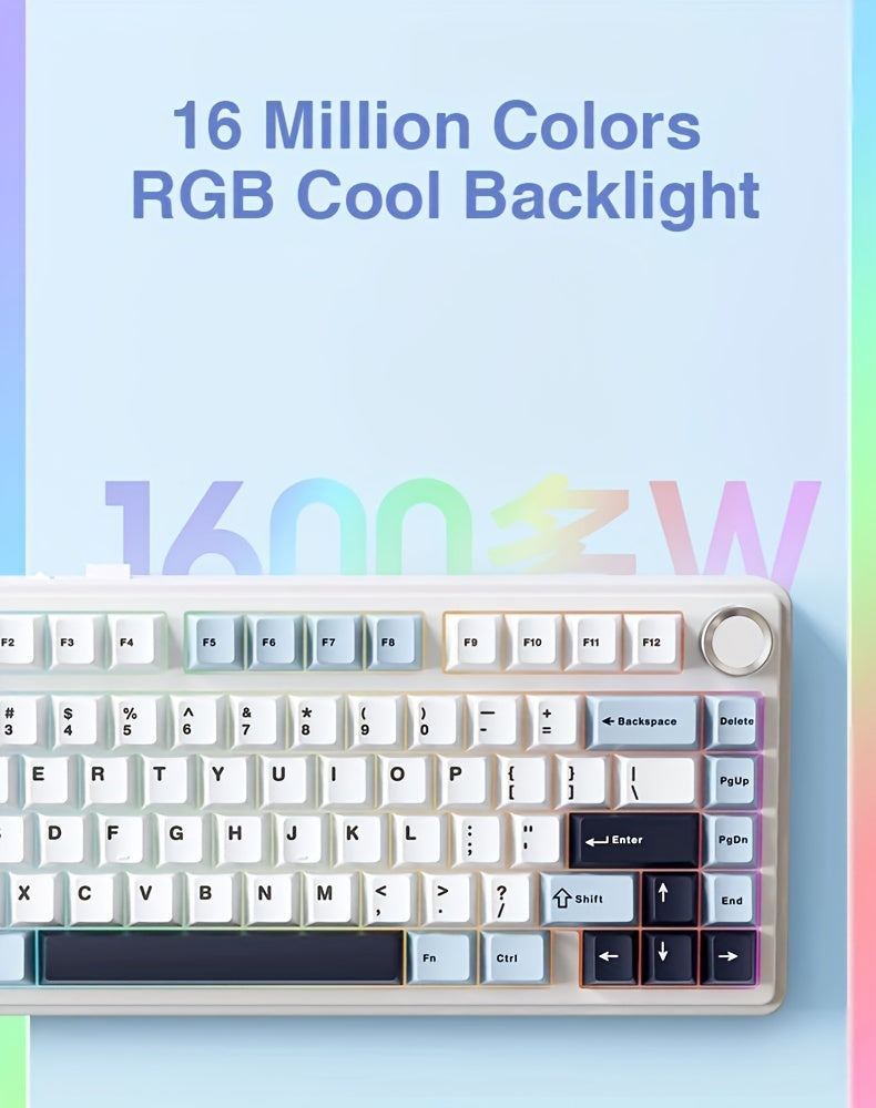 AULA F75 RGB Mechanical Gaming Keyboard - 2.4G Wireless/Wired