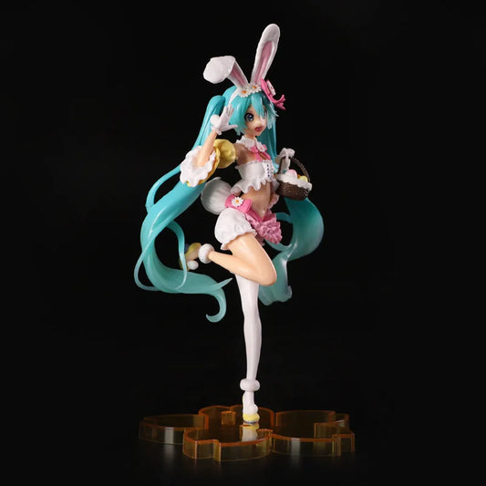 Hatsune Miku Rabbit ears Anime Figure 23CM