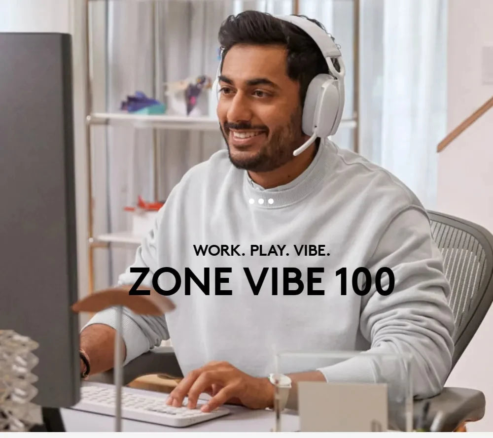 Wireless Headphones Logitech Zone Vibe 100