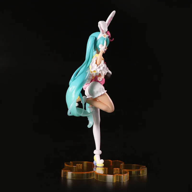 Hatsune Miku Rabbit ears Anime Figure 23CM