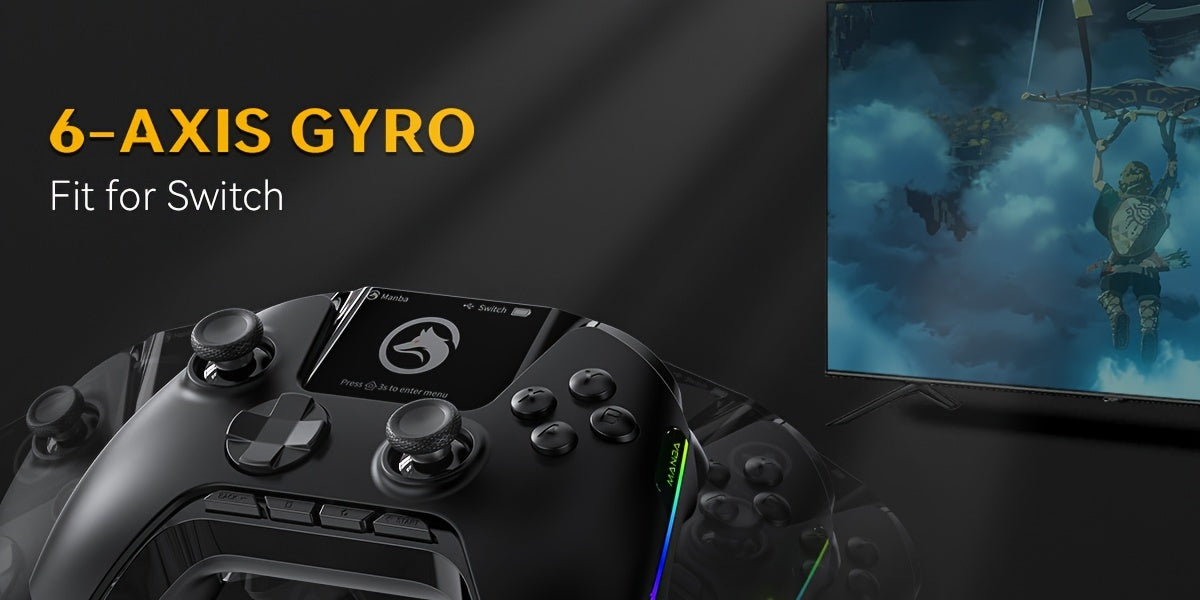 Wireless Gaming Controller with Interactive Screen