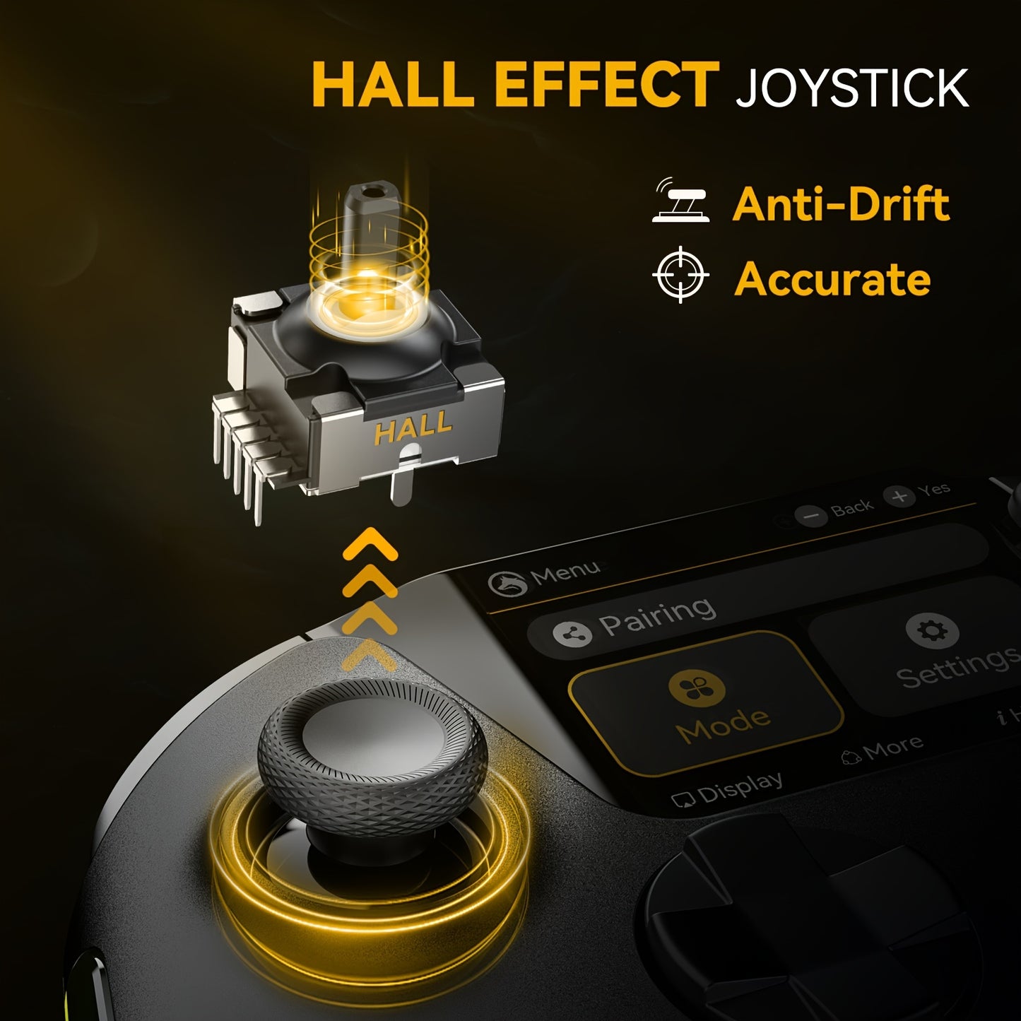 Wireless Gaming Controller with Interactive Screen