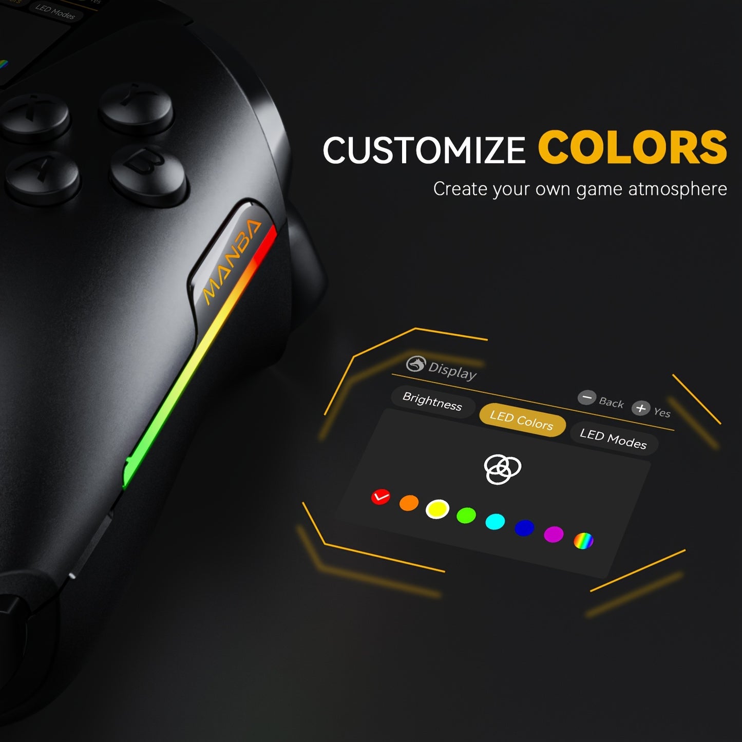 Wireless Gaming Controller with Interactive Screen