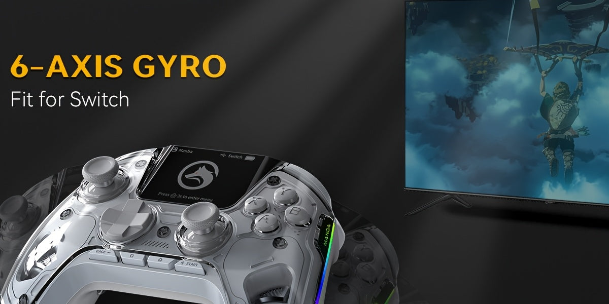 Wireless Gaming Controller with Interactive Screen