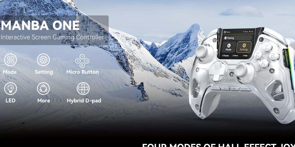 Wireless Gaming Controller with Interactive Screen