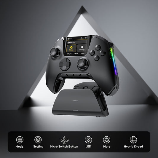 Wireless Gaming Controller with Interactive Screen