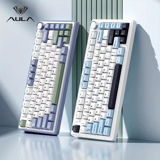 AULA F75 RGB Mechanical Gaming Keyboard - 2.4G Wireless/Wired